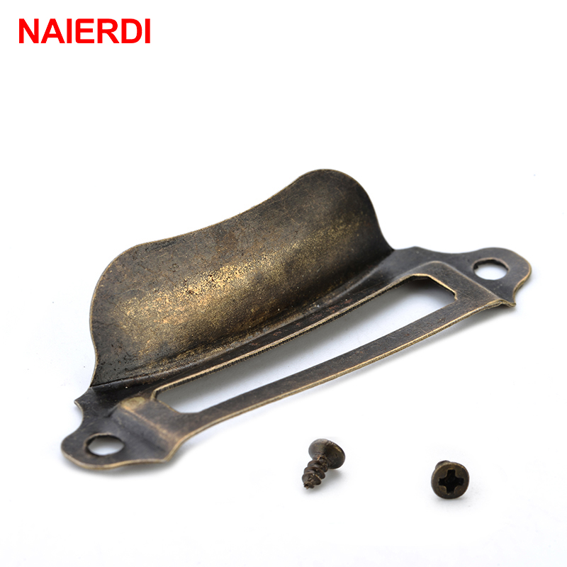 Furniture Hardware Names - NAIERDI-골동품 상자 레이블 손잡이, 레트로 풀