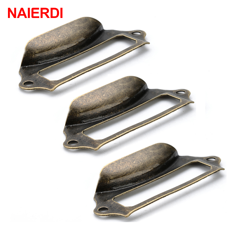 Furniture Hardware Names - 10pcs NAIERDI 골동품 핸들 상자 레이블