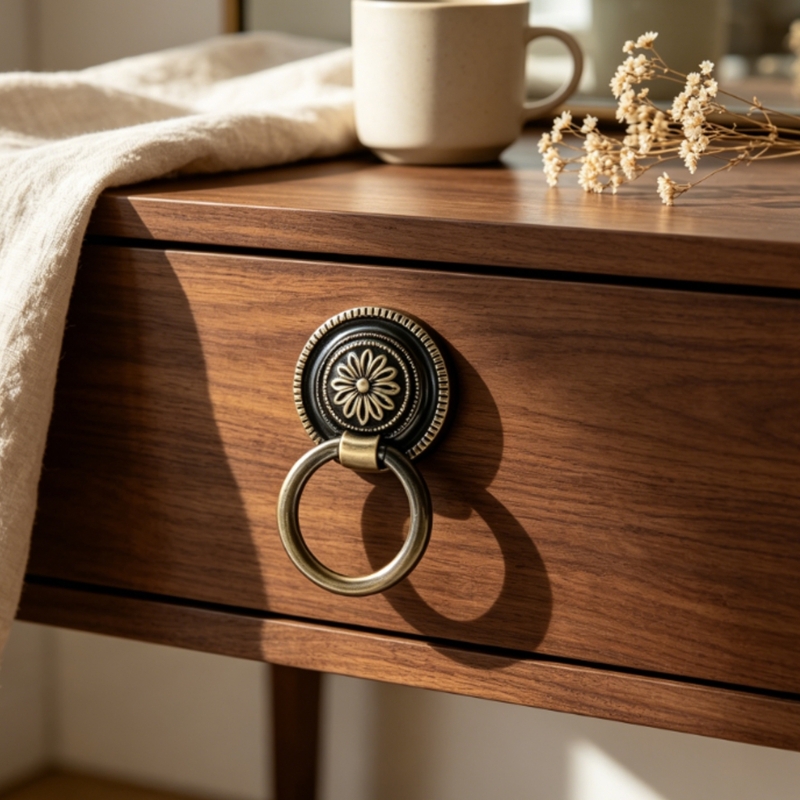 Furniture Hardware Drop Pulls - 앤티크 브론즈 드롭 풀 서랍 하드웨어