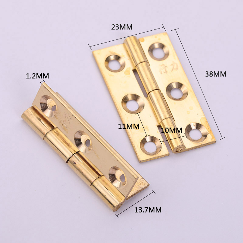 Cabinet Hinge Overlay - 2 개/몫 황동 가구 경첩 38mm