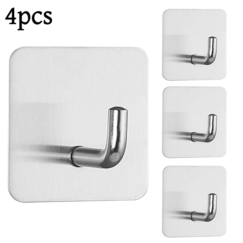 Furniture Hardware Fitting - 2-4개 셀프 접착식 벽걸이 후크 수건걸이