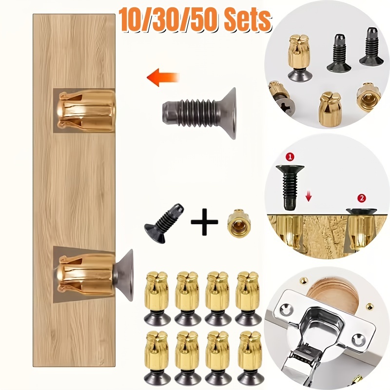 Cabinet Hinge Overlay - 10/30/50 세트 재사용 가능한 힌지 수리