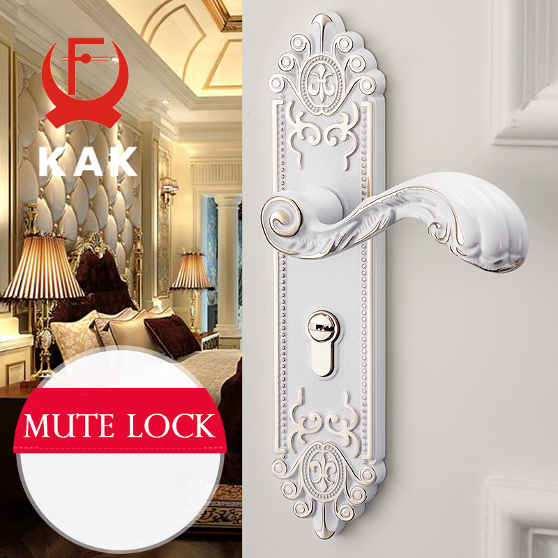 KAK 유럽 스타일 음소거 룸 도어 잠금 핸들, 패션  - Furniture Hardware Manufacturer 리뷰 및 가격