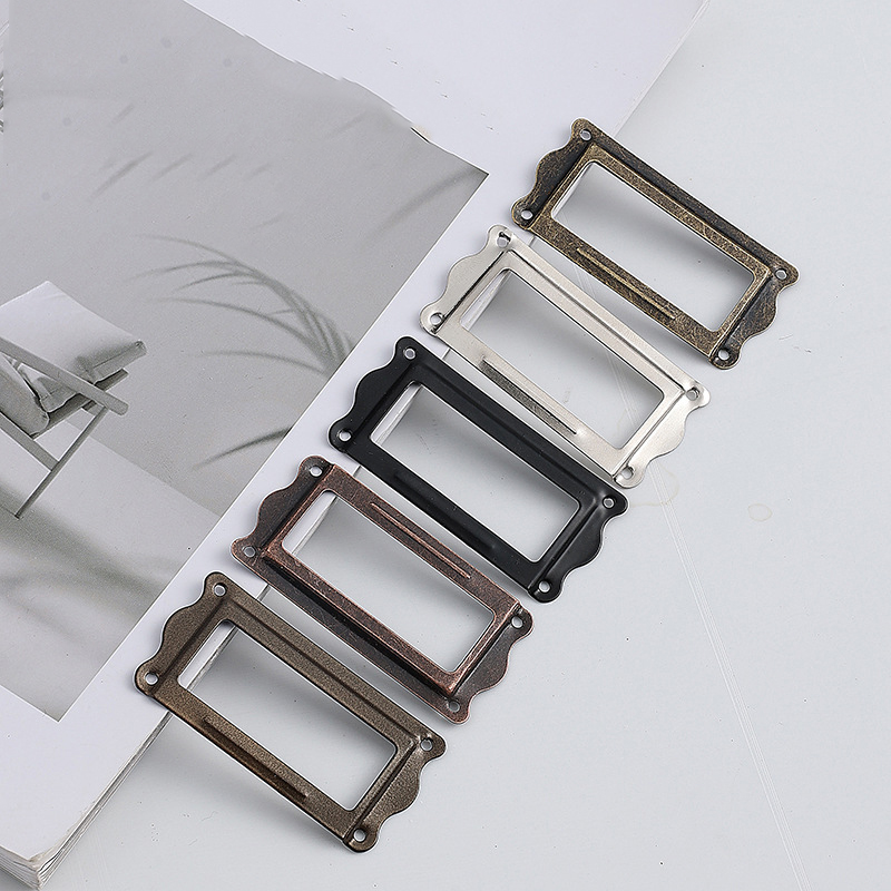 빈티지 라벨 홀더 골동품 도서관 카드 파일 캐비닛, 이 - Furniture Hardware Names 리뷰 및 가격