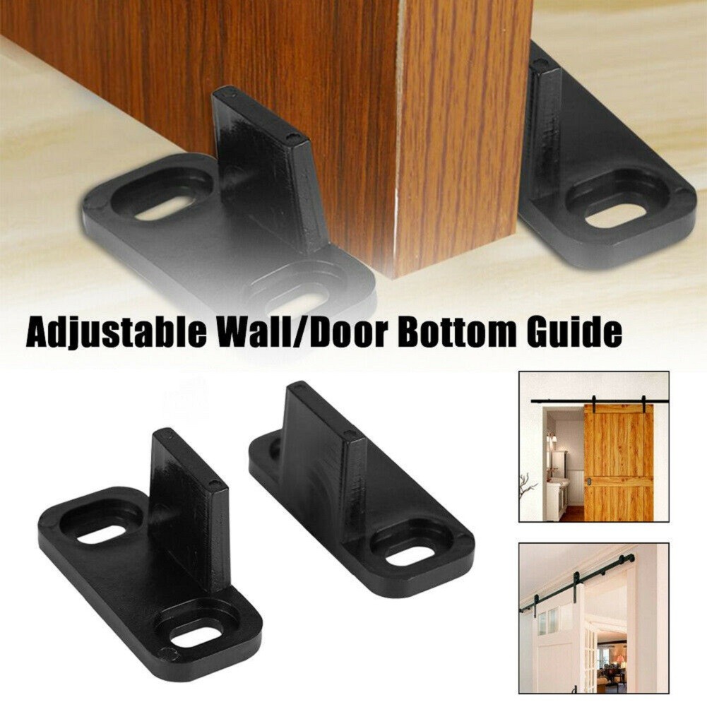 1 쌍 바닥 고정 저소음 헛간 문 바닥 가이드 슬라이딩 - Furniture Hardware Lowes 리뷰 및 가격