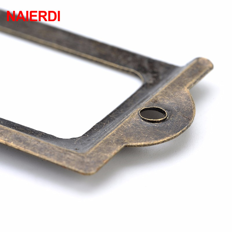 NAIERDI 82*30mm 핸들 골동품 황동 금속 레 - Furniture Hardware Names 리뷰 및 가격