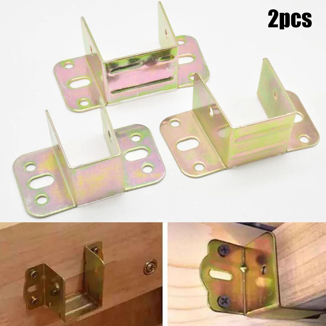 2pcs U 모양의 금속 침대 브래킷 침대 프레임 고정 - Furniture Hardware Manufacturer 리뷰 및 가격