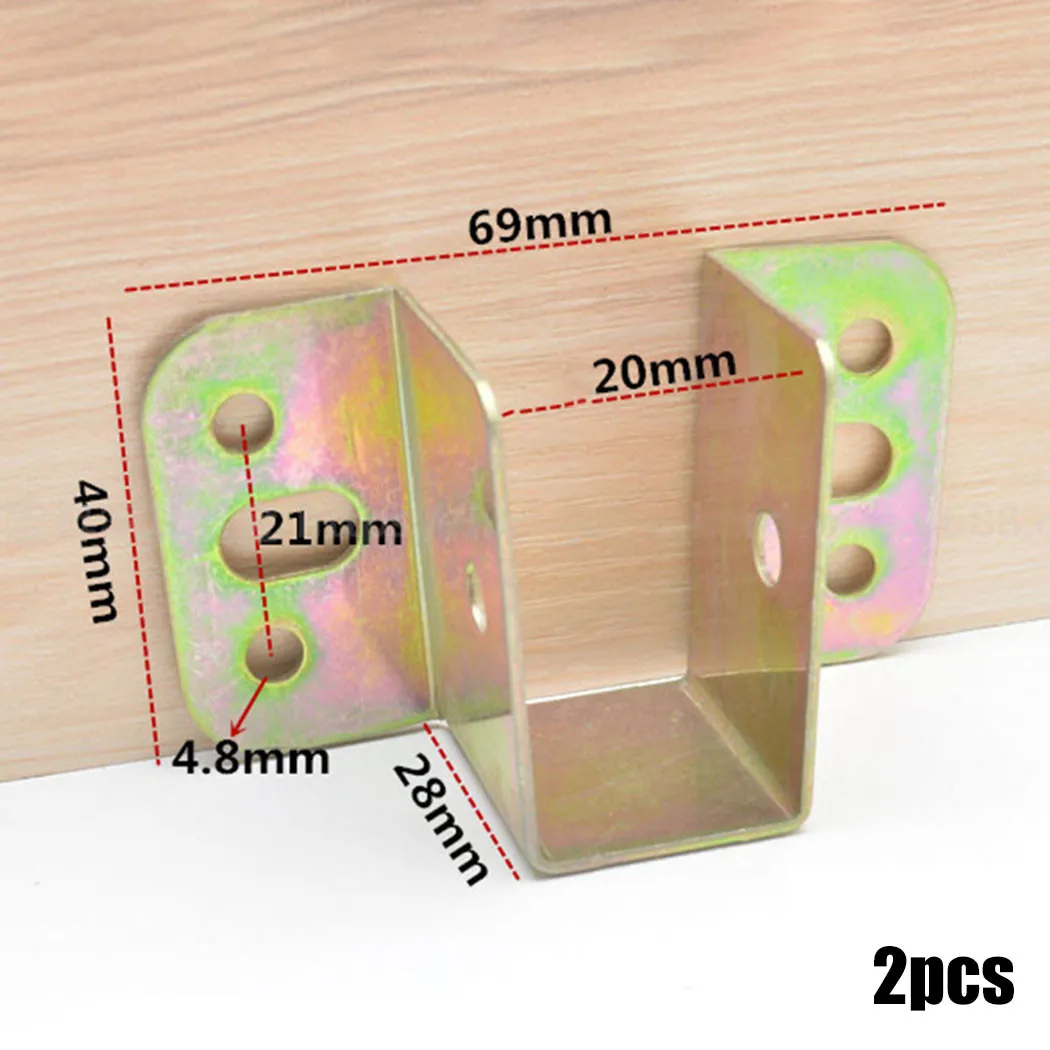 2pcs U 모양의 금속 침대 브래킷 침대 프레임 고정 - Furniture Hardware Manufacturer 리뷰 및 가격