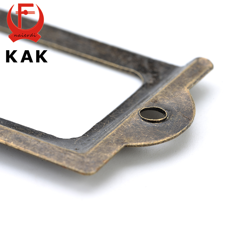 KAK 앤티크 황동 라벨 풀 프레임 파일 명함 홀더,  - Furniture Hardware Names 리뷰 및 가격