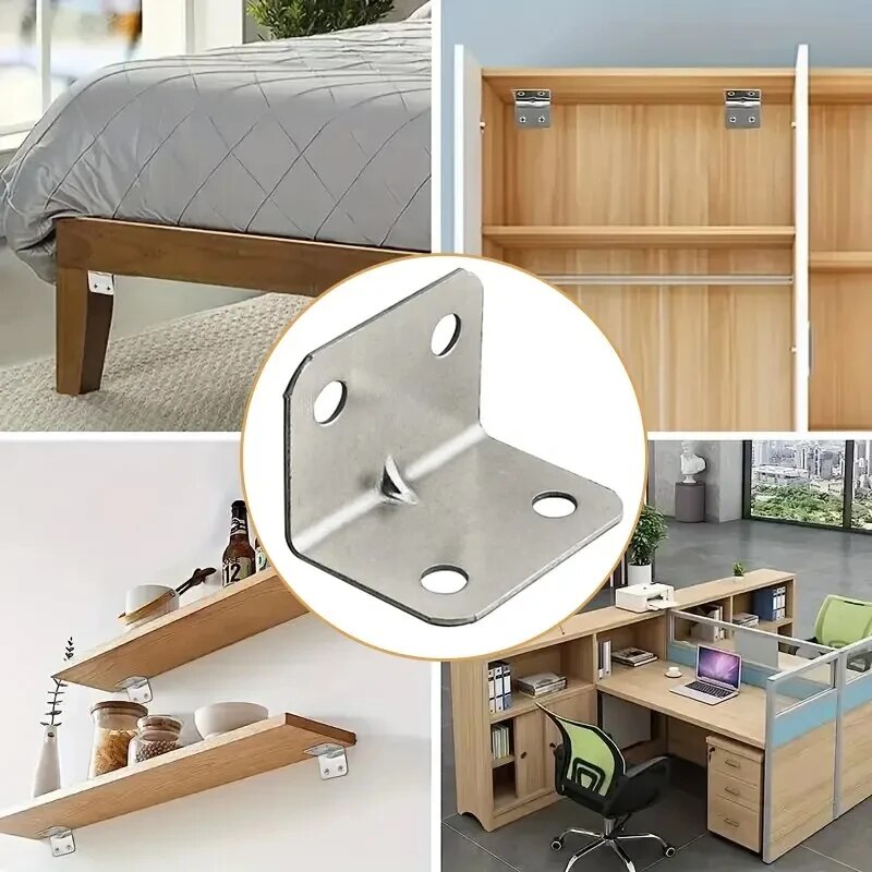20pcs 앵글 철 보드 테이블, 의자, 캐비닛, 옷장 - Cabinet Hinge Overlay 리뷰 및 가격