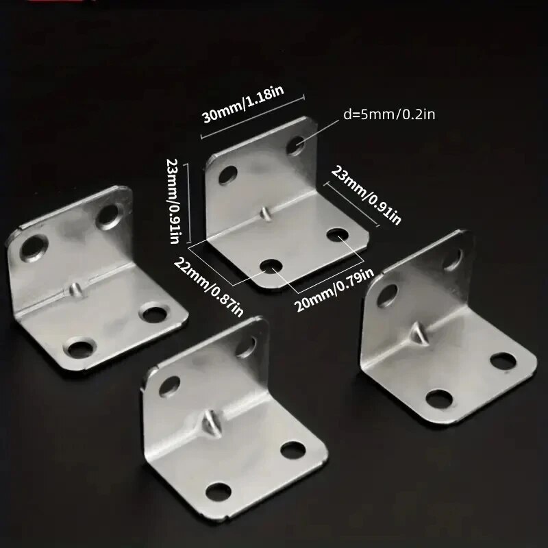 20pcs 앵글 철 보드 테이블, 의자, 캐비닛, 옷장 - Cabinet Hinge Overlay 리뷰 및 가격