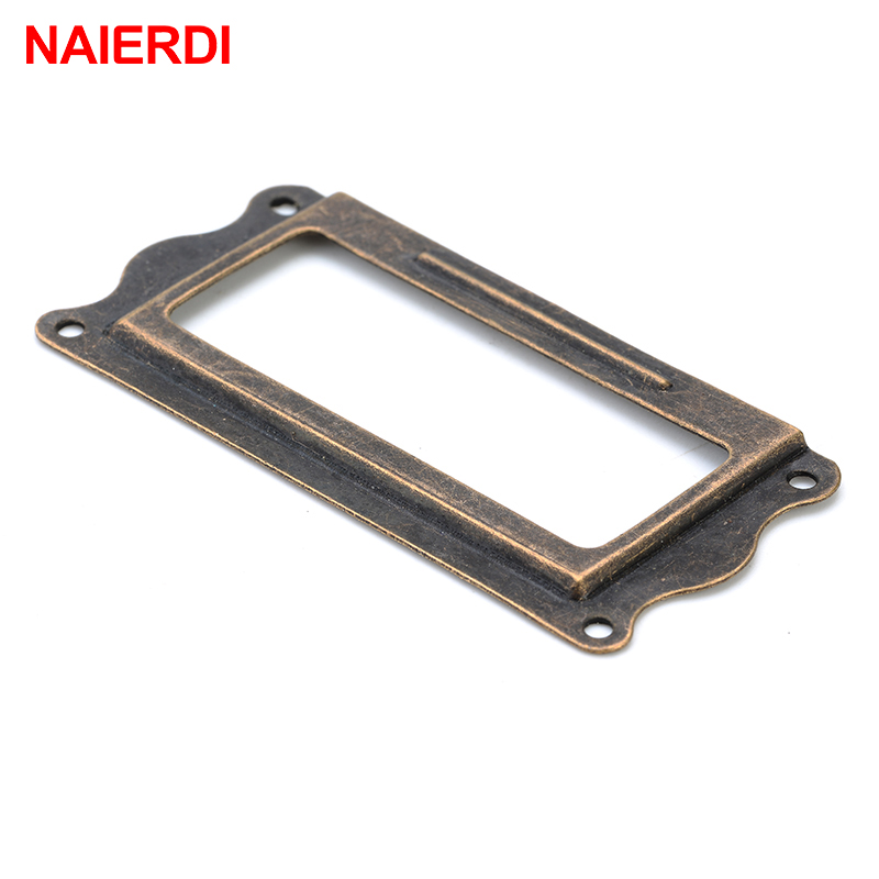 10pcs NAIERDI 골동품 황동 손잡이 64*32 - Furniture Hardware Names 리뷰 및 가격
