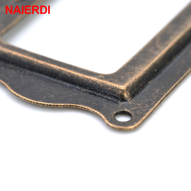 10pcs NAIERDI 골동품 황동 손잡이 64*32 - Furniture Hardware Names 리뷰 및 가격