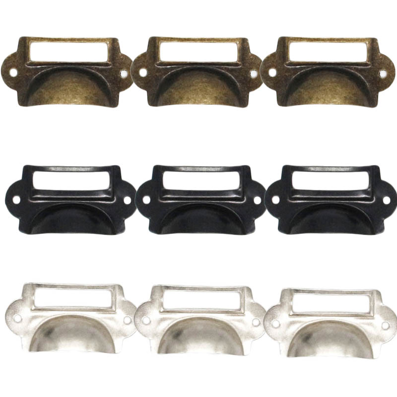 골동품 서랍 손잡이 파일 이름 카드 파일 캐비닛, 당김 - Furniture Hardware Names 리뷰 및 가격
