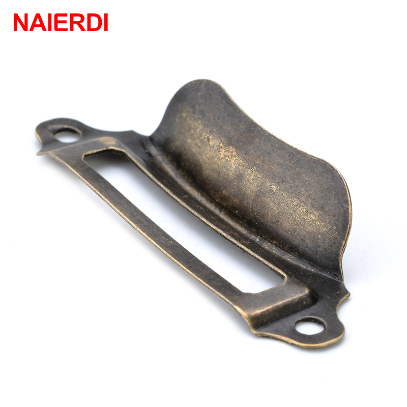 NAIERDI-골동품 상자 레이블 손잡이, 레트로 풀  - Furniture Hardware Names 리뷰 및 가격