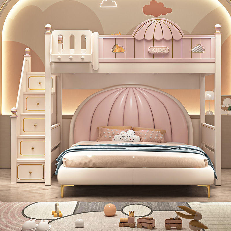 공주 스타일 이층 침대, 더블 하이앤로우 침대, 상하  - Furniture Hardware Lowes 리뷰 및 가격