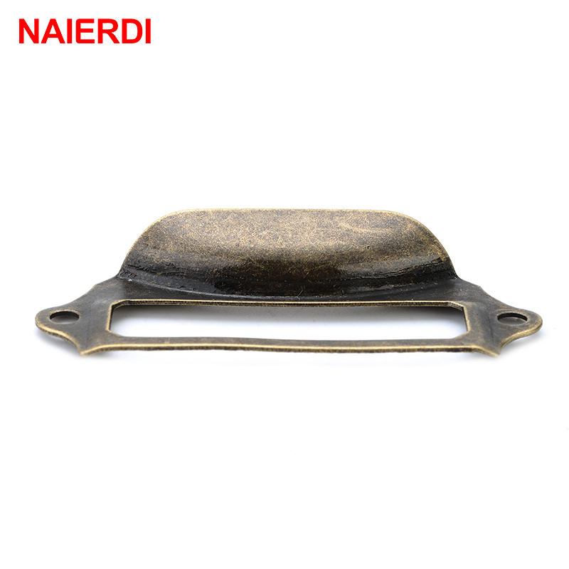 10pcs NAIERDI 골동품 핸들 상자 레이블 레트 - Furniture Hardware Names 리뷰 및 가격