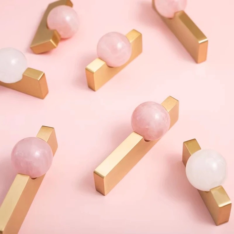 흰색 크리스탈 볼 + 황동 소재 가구 손잡이, 찬장 서 - Furniture Hardware Drop Pulls 리뷰 및 가격