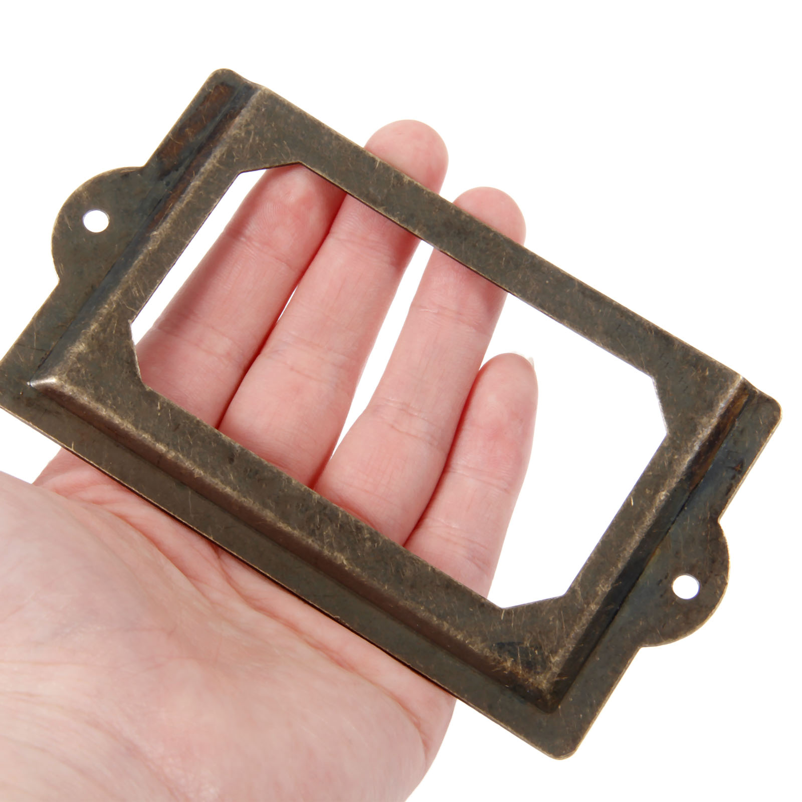 나사 있는 라벨 당김 핸들 태그 프레임 손잡이, 앤티크 - Furniture Hardware Names 리뷰 및 가격