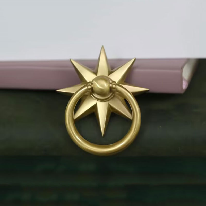단단한 황동 드롭 링 캐비닛 손잡이, 책장 문 손잡이, - Furniture Hardware Drop Pulls 리뷰 및 가격