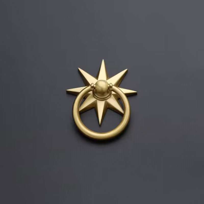 단단한 황동 드롭 링 캐비닛 손잡이, 책장 문 손잡이, - Furniture Hardware Drop Pulls 리뷰 및 가격